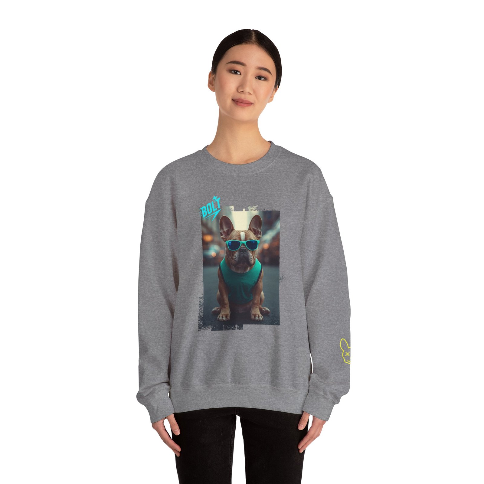 Punky Frenchie Bolt Sweatshirt - Image 25