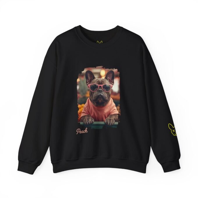 Punky Frenchie Peach Sweatshirt