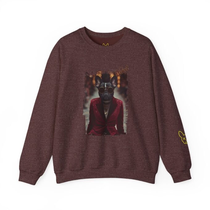 Punky Frenchie Velvet Sweatshirt