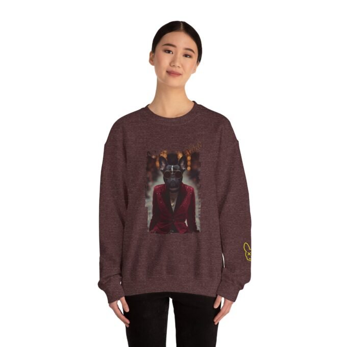 Punky Frenchie Velvet Sweatshirt