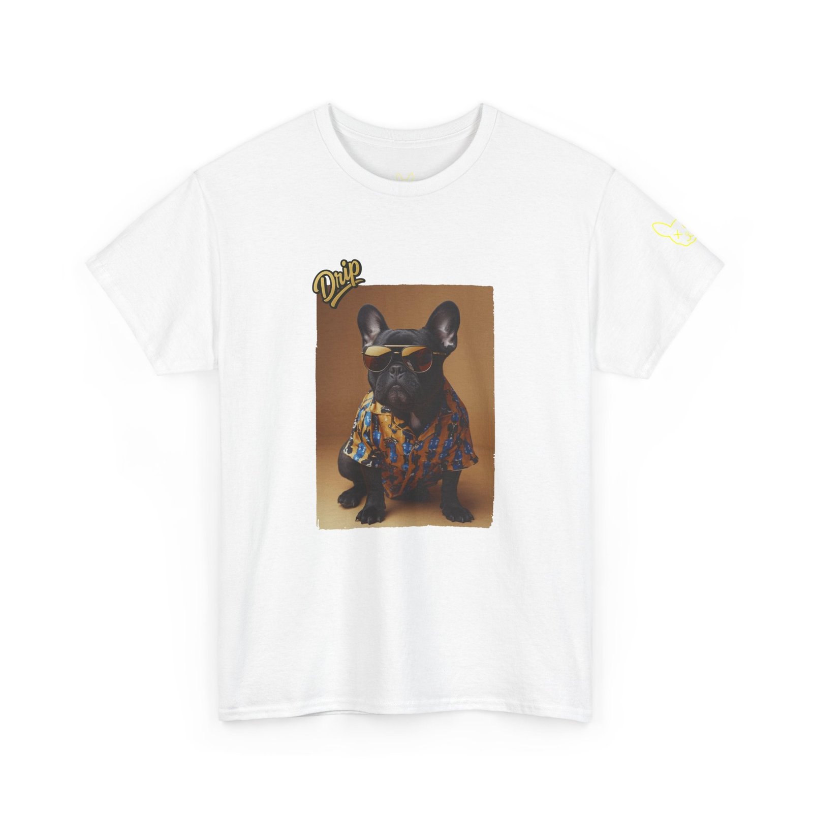 Punky Frenchie Drip Tee - Image 3