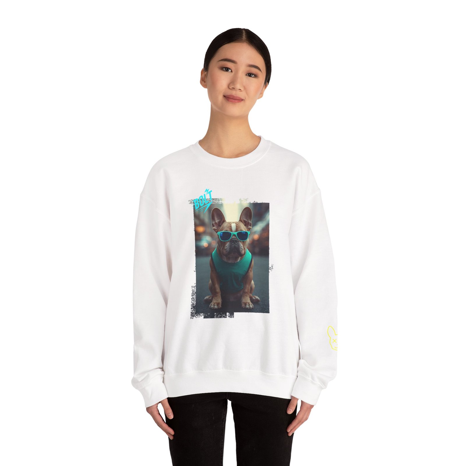Punky Frenchie Bolt Sweatshirt - Image 5