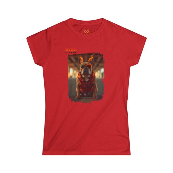 Punky Frenchie Pyro Woman Tee