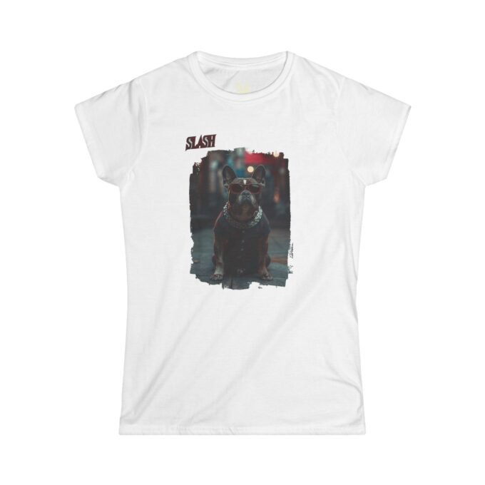 Punky Frenchie Slash Woman Tee