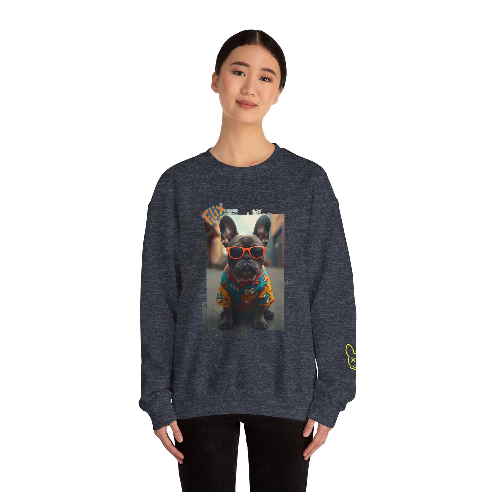 Punky Frenchie Flix Sweatshirt - Image 33