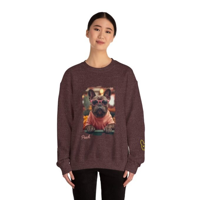 Punky Frenchie Peach Sweatshirt