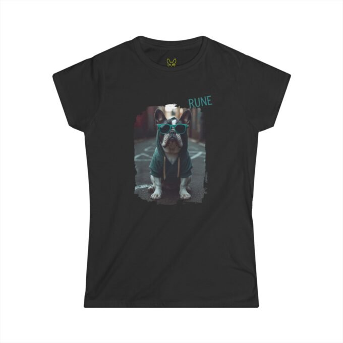 Punky Frenchie Rune Woman Tee
