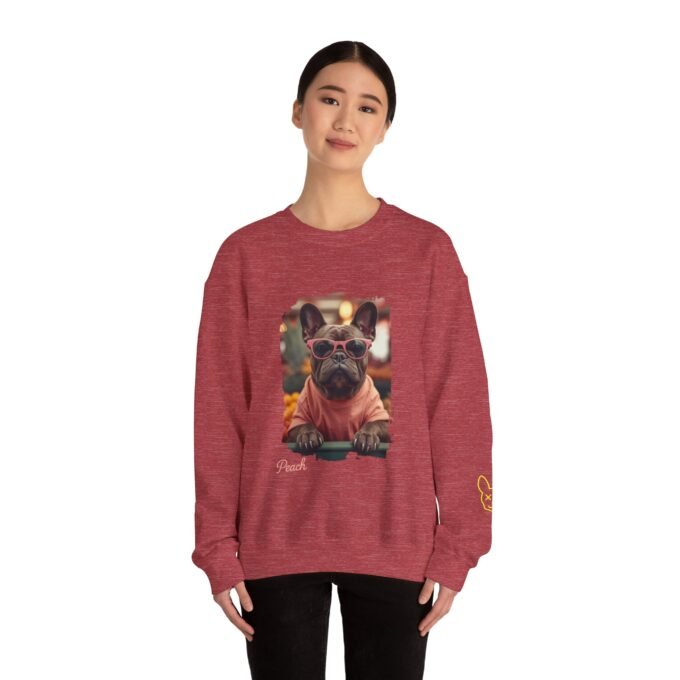 Punky Frenchie Peach Sweatshirt