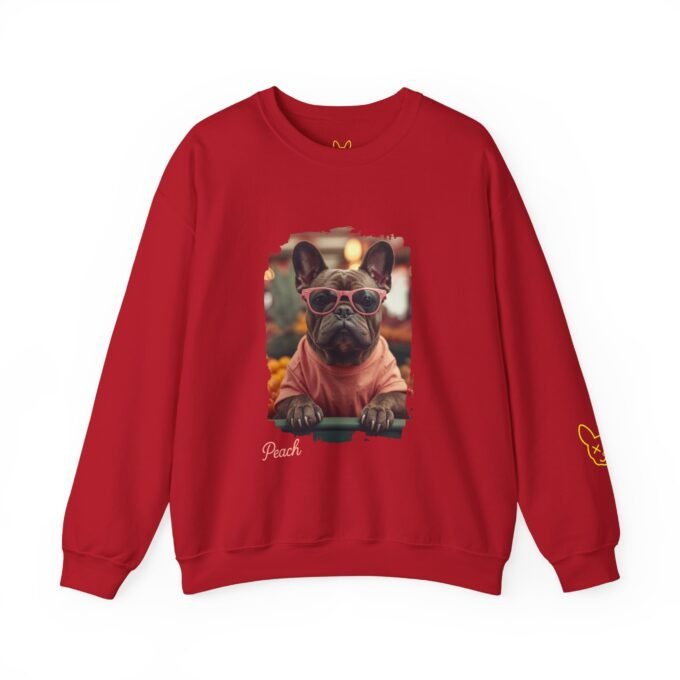 Punky Frenchie Peach Sweatshirt