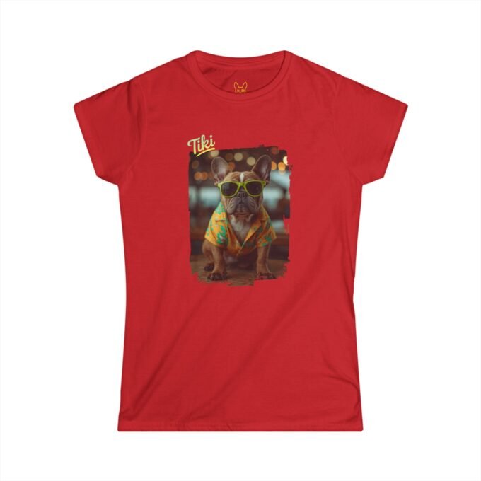 Punky Frenchie Tiki Woman Tee