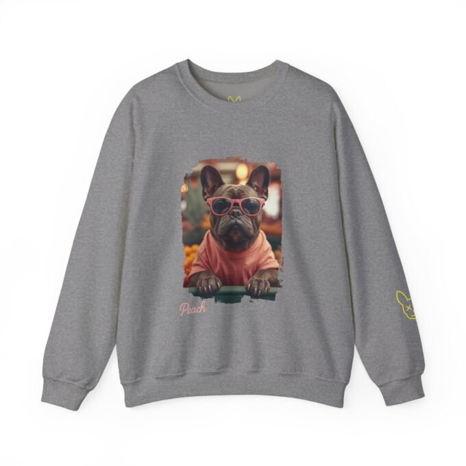 Punky Frenchie Peach Sweatshirt