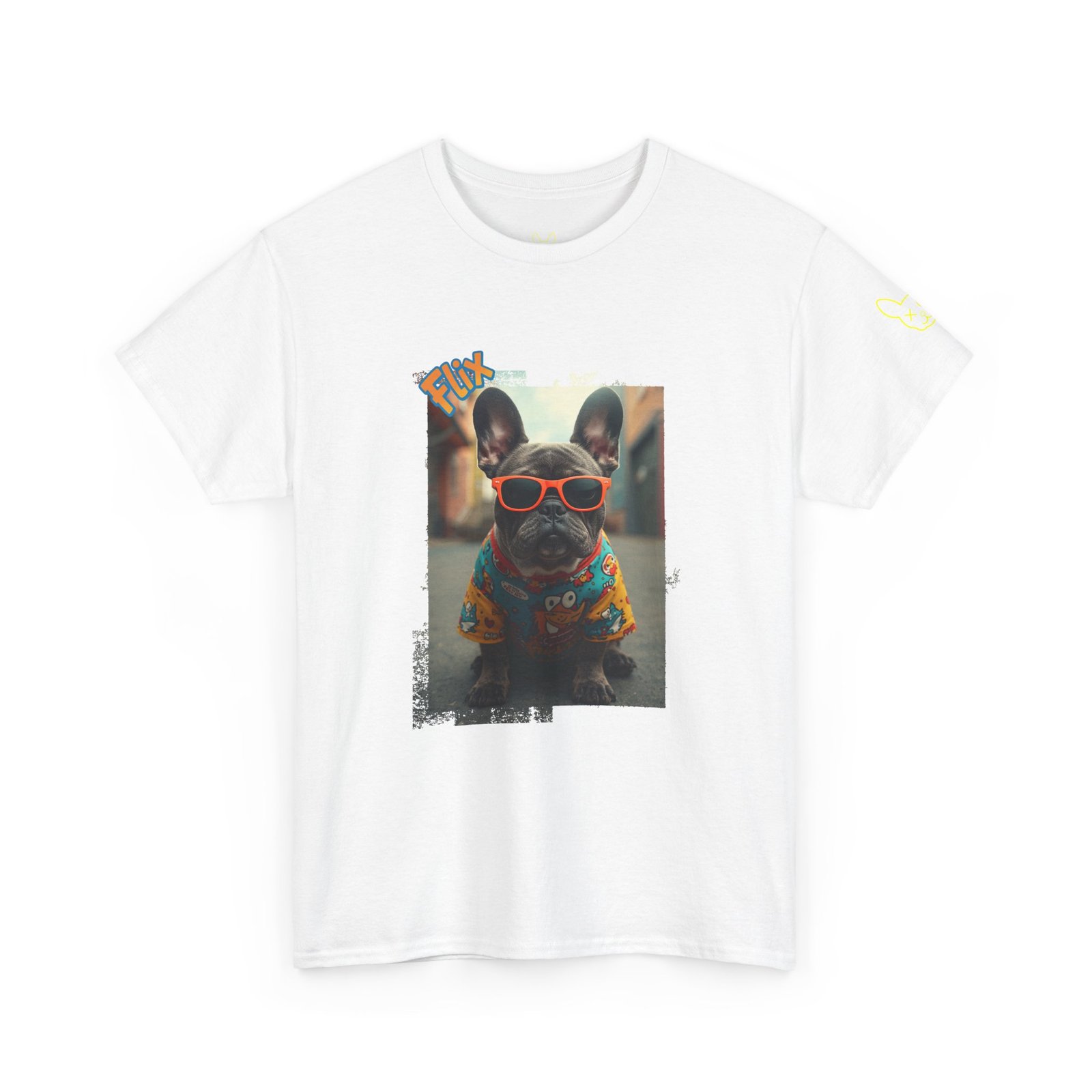 Punky Frenchie Flix Tee - Image 4