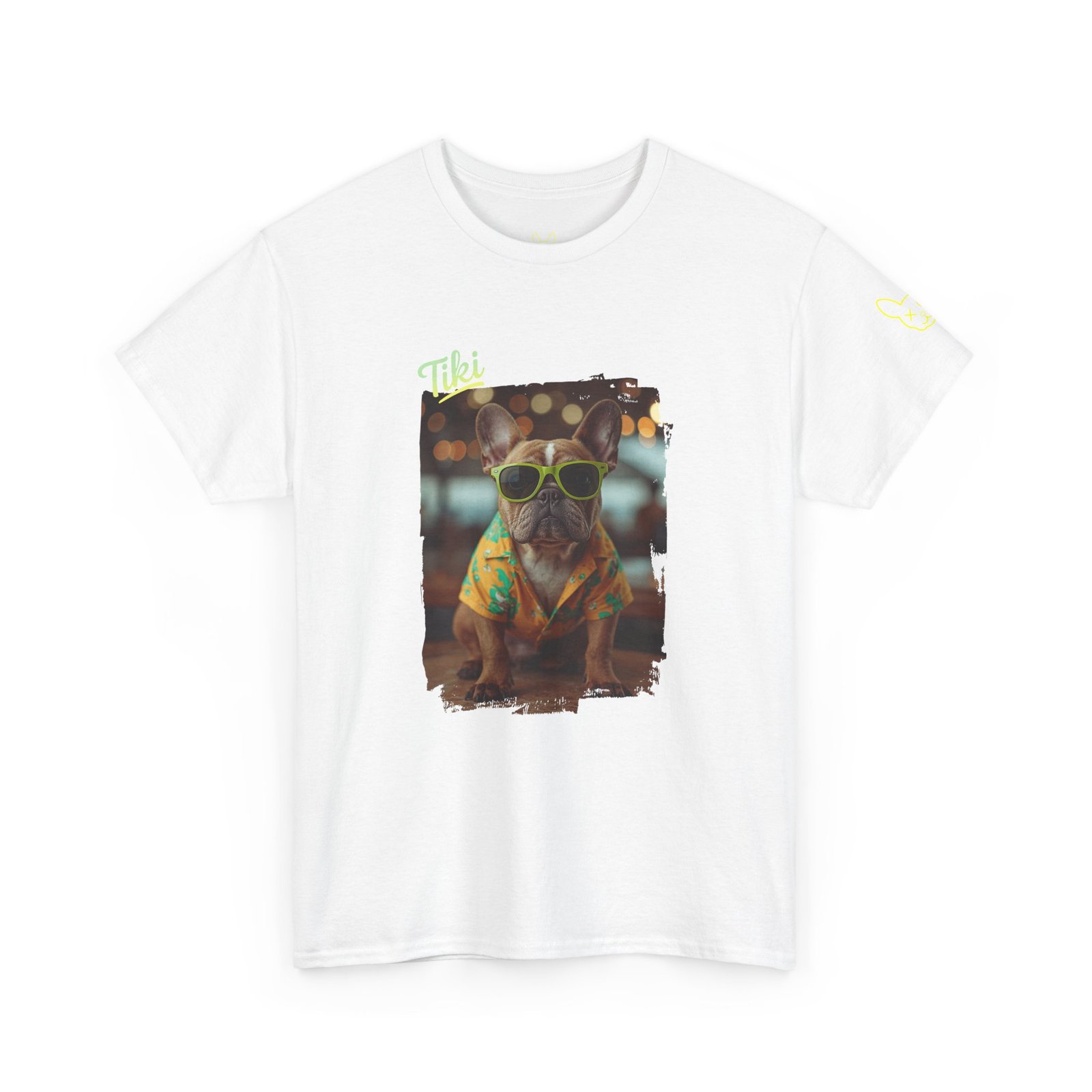 Punky Frenchie Tiki Tee - Image 4