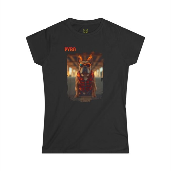 Punky Frenchie Pyro Woman Tee