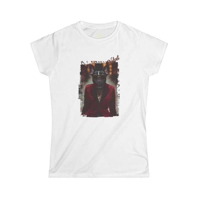 Punky Frenchie Velvet Woman Tee