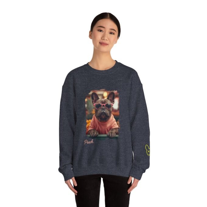 Punky Frenchie Peach Sweatshirt
