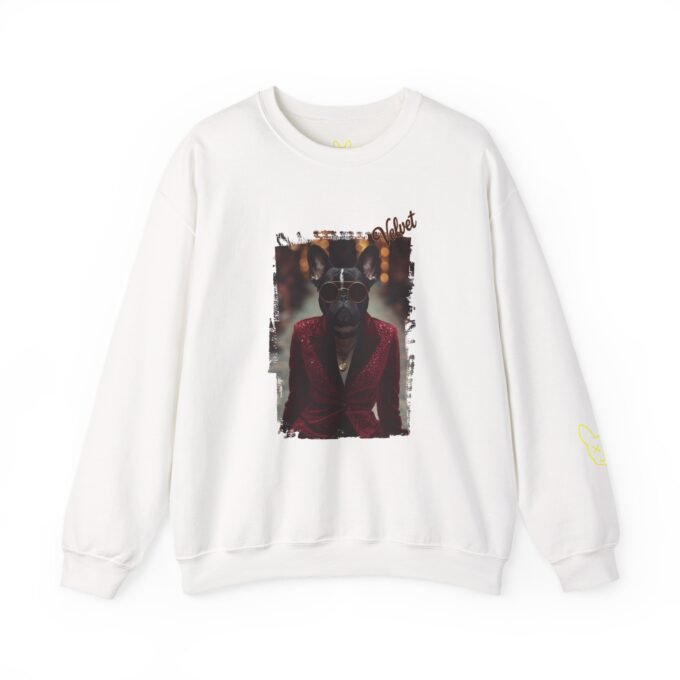 Punky Frenchie Velvet Sweatshirt