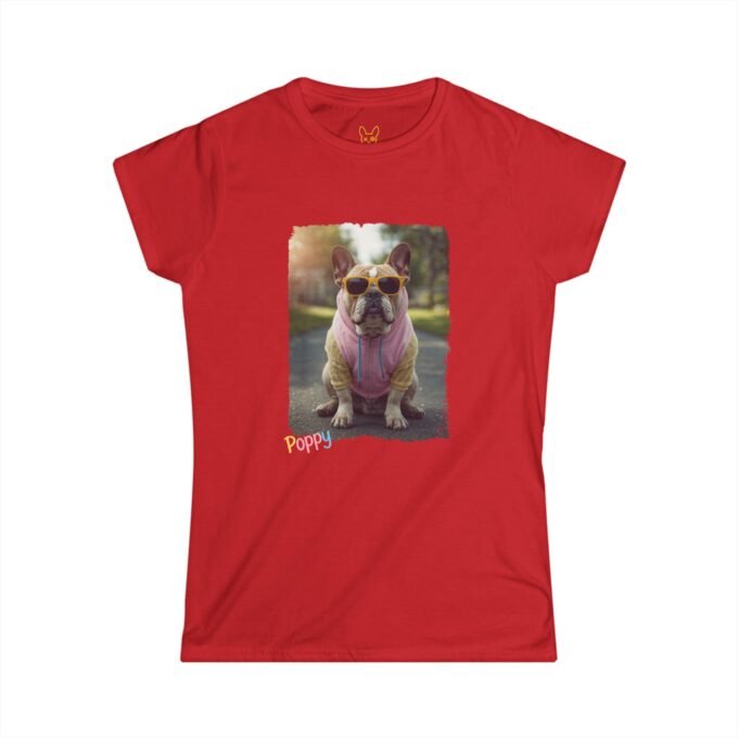 Punky Frenchie Poppy Woman Tee