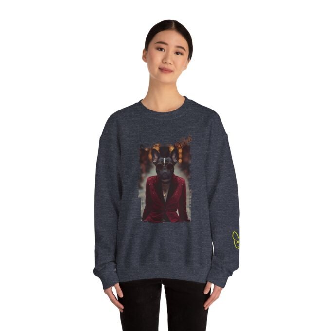 Punky Frenchie Velvet Sweatshirt