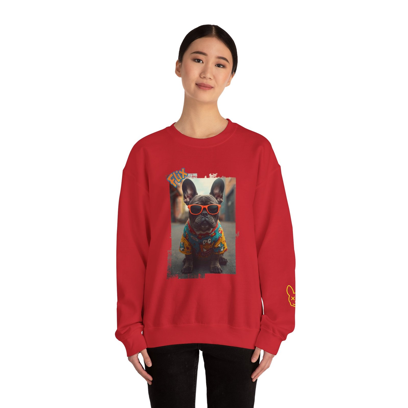 Punky Frenchie Flix Sweatshirt - Image 45
