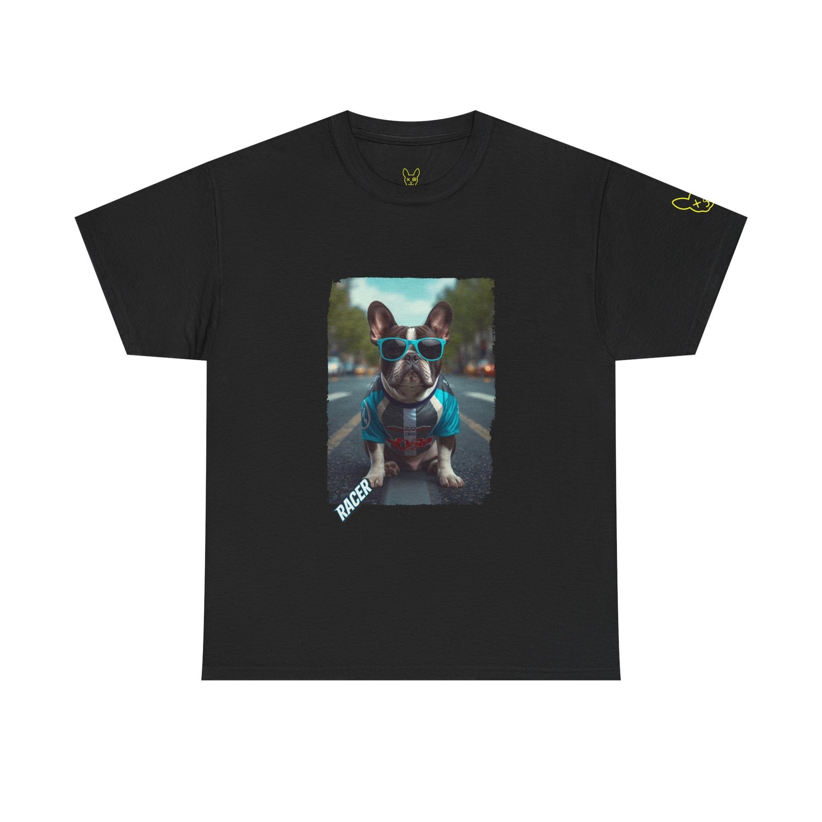 Punky Frenchie Racer Tee - Image 6