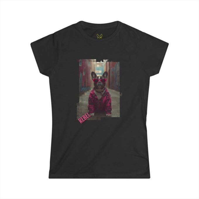 Punky Frenchie Rebel Woman Tee