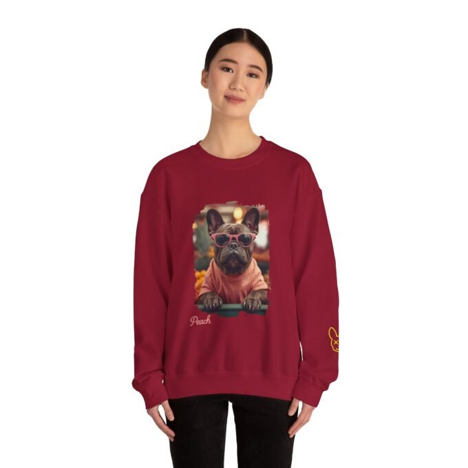 Punky Frenchie Peach Sweatshirt