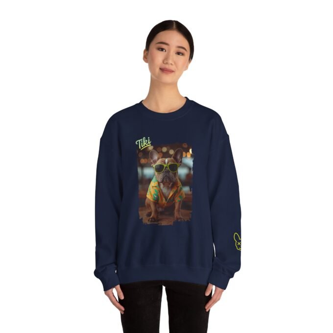Punky Frenchie Tiki Sweatshirt