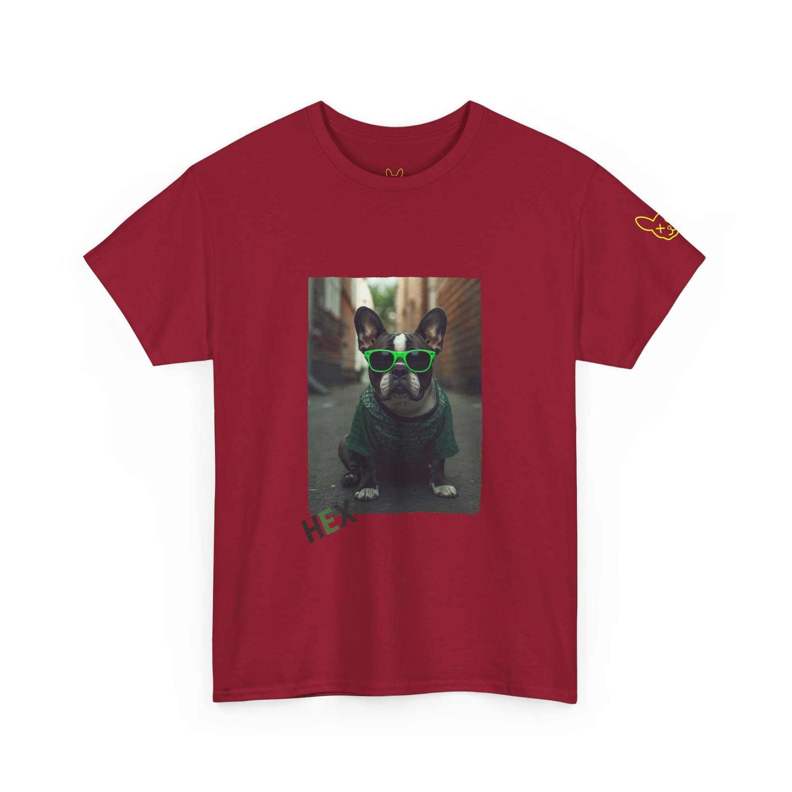 Punky Frenchie Hex Tee - Image 28