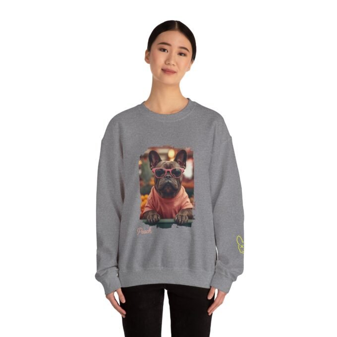 Punky Frenchie Peach Sweatshirt