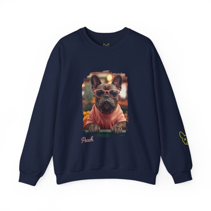Punky Frenchie Peach Sweatshirt