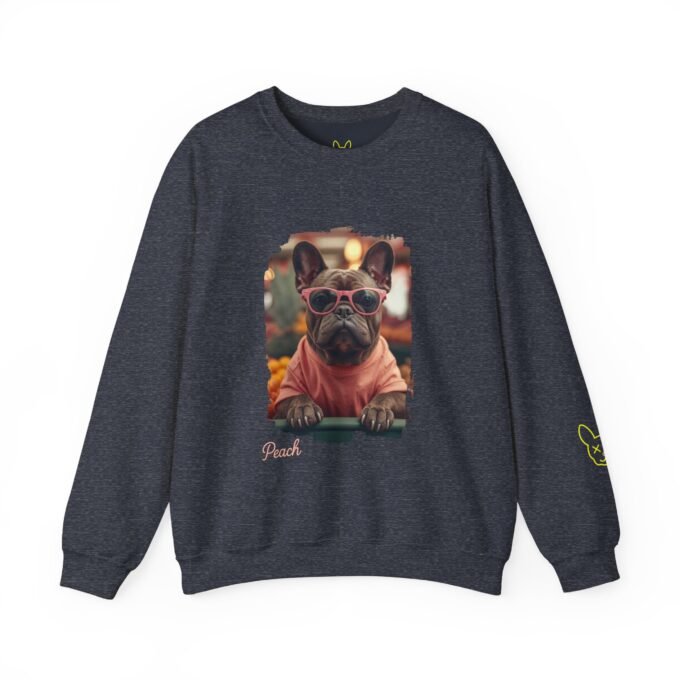 Punky Frenchie Peach Sweatshirt