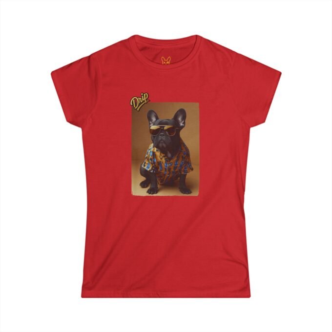 Punky Frenchie Drip Woman Tee