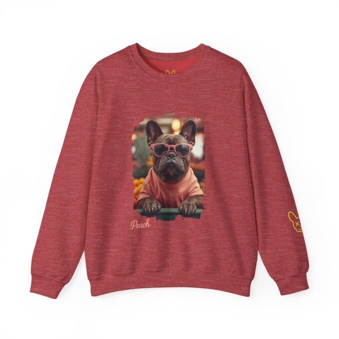 Punky Frenchie Peach Sweatshirt