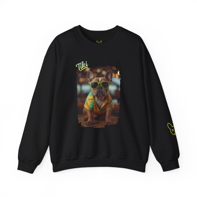 Punky Frenchie Tiki Sweatshirt