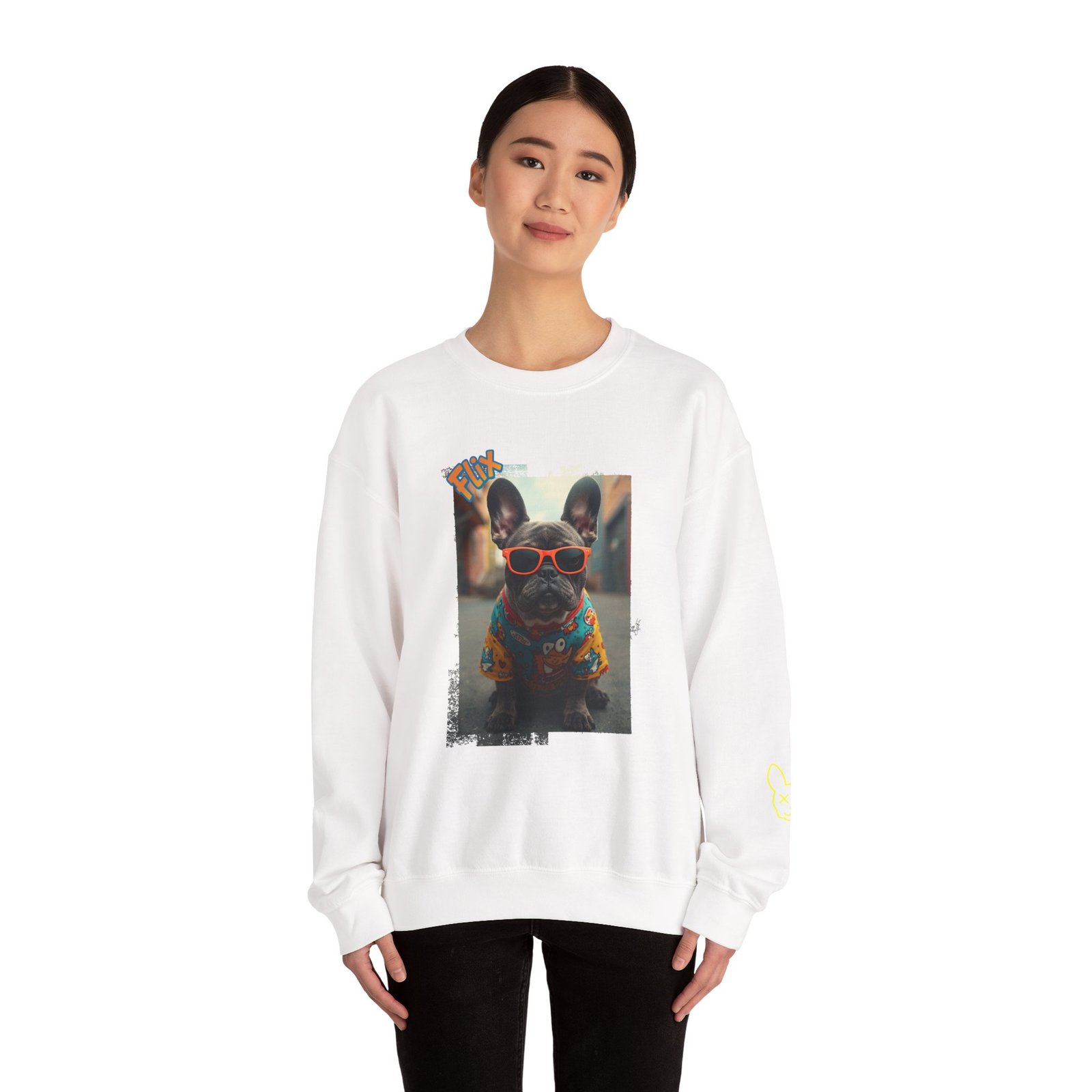 Punky Frenchie Flix Sweatshirt - Image 5
