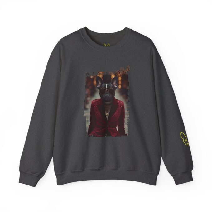 Punky Frenchie Velvet Sweatshirt