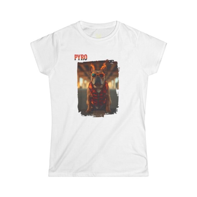 Punky Frenchie Pyro Woman Tee