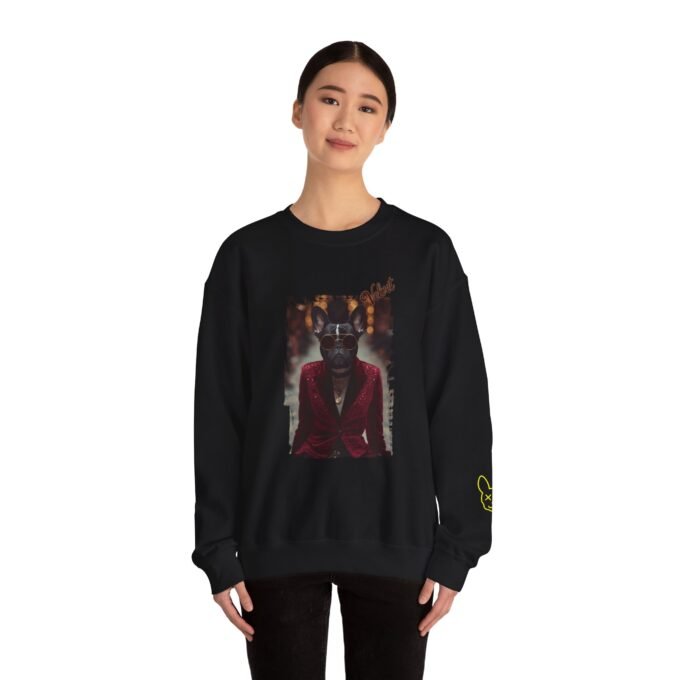 Punky Frenchie Velvet Sweatshirt