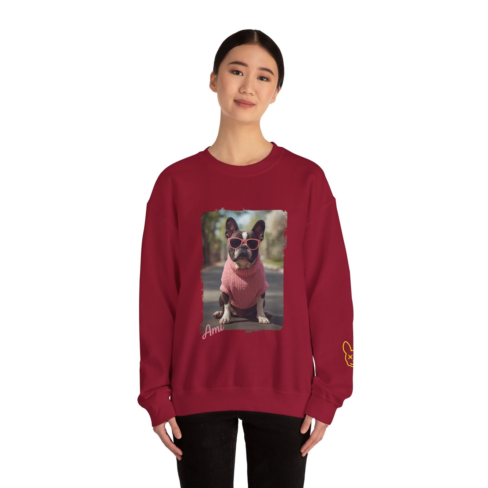 Punky Frenchie Ami Sweatshirt - Image 57