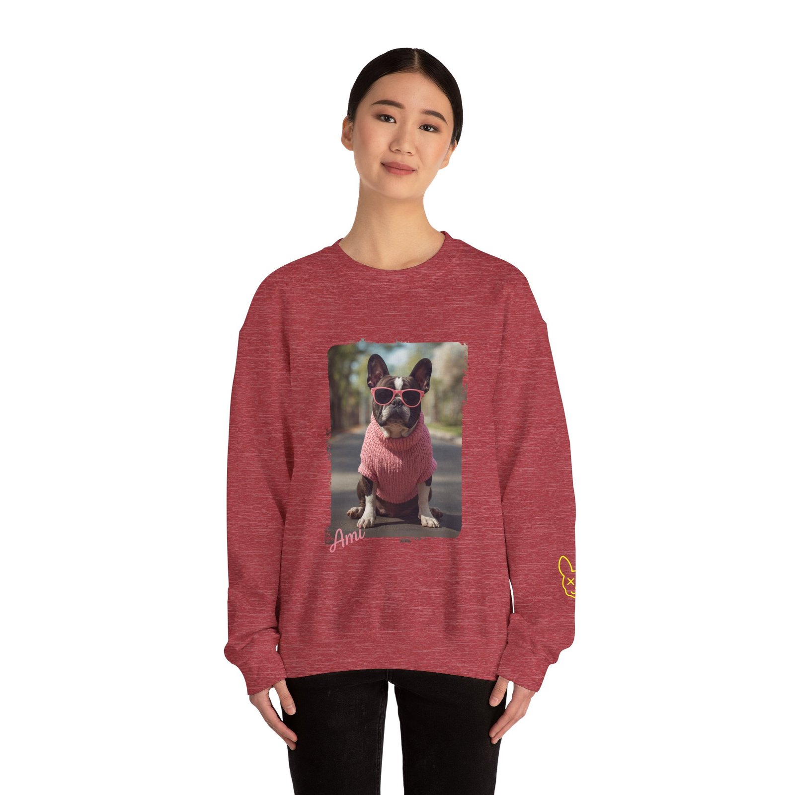 Punky Frenchie Ami Sweatshirt - Image 41