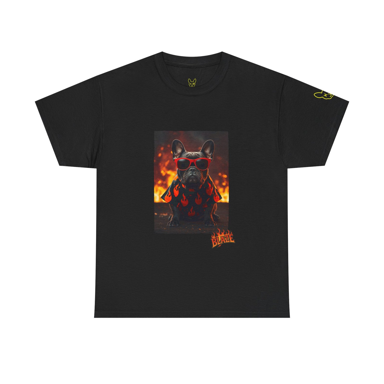 Punky Frenchie Blaze Tee - Image 6