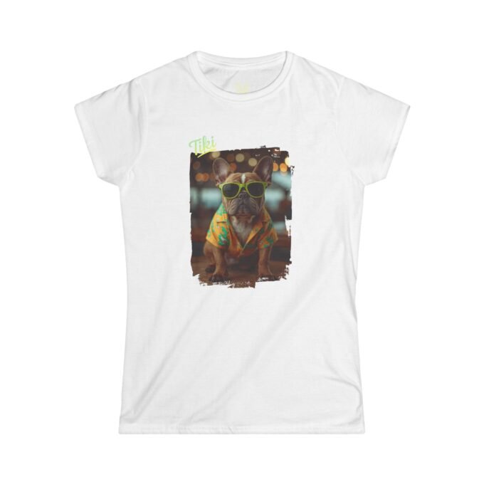 Punky Frenchie Tiki Woman Tee