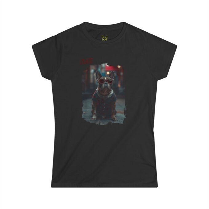Punky Frenchie Slash Woman Tee