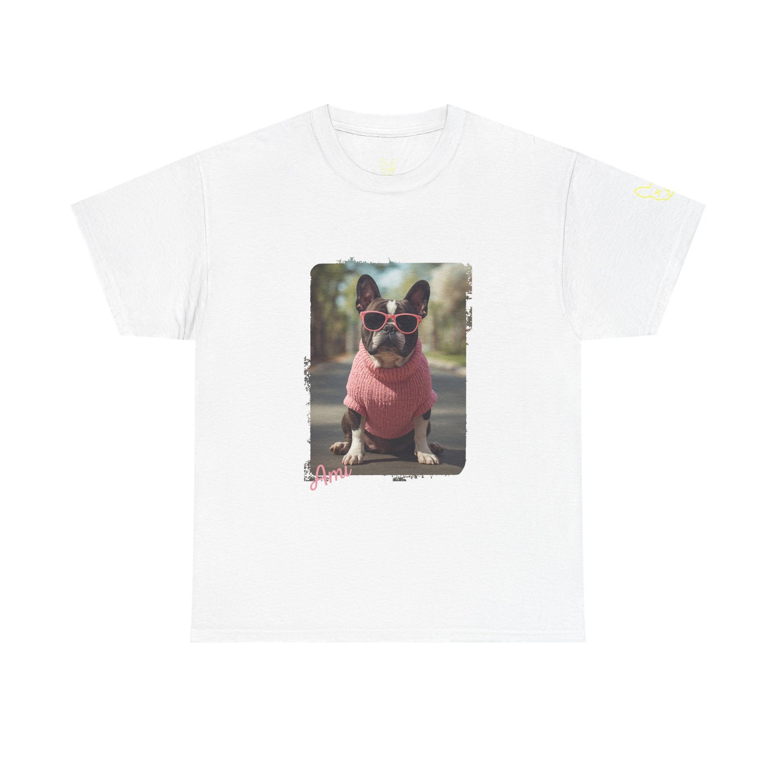Punky Frenchie Ami Tee - Image 2