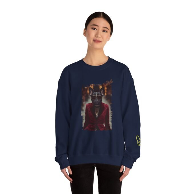 Punky Frenchie Velvet Sweatshirt