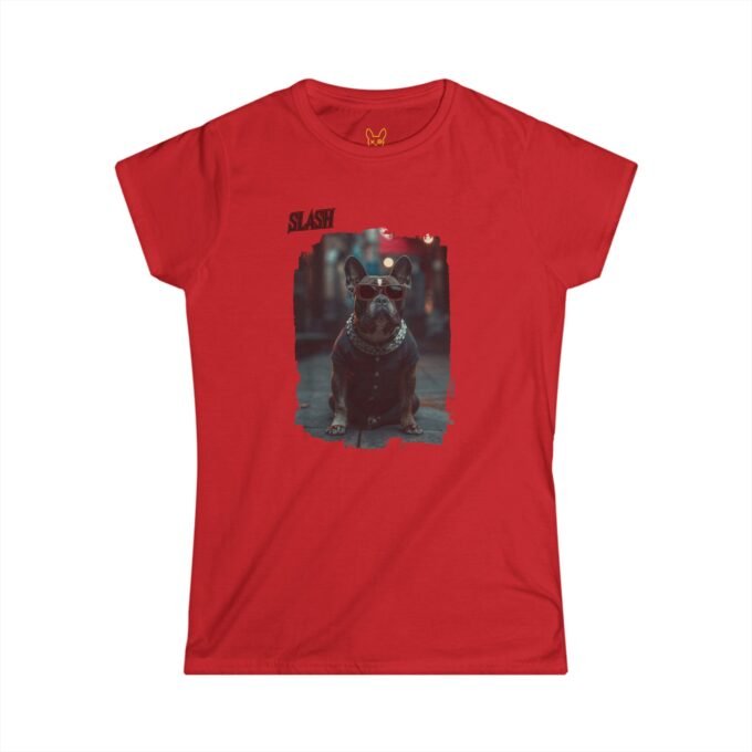 Punky Frenchie Slash Woman Tee