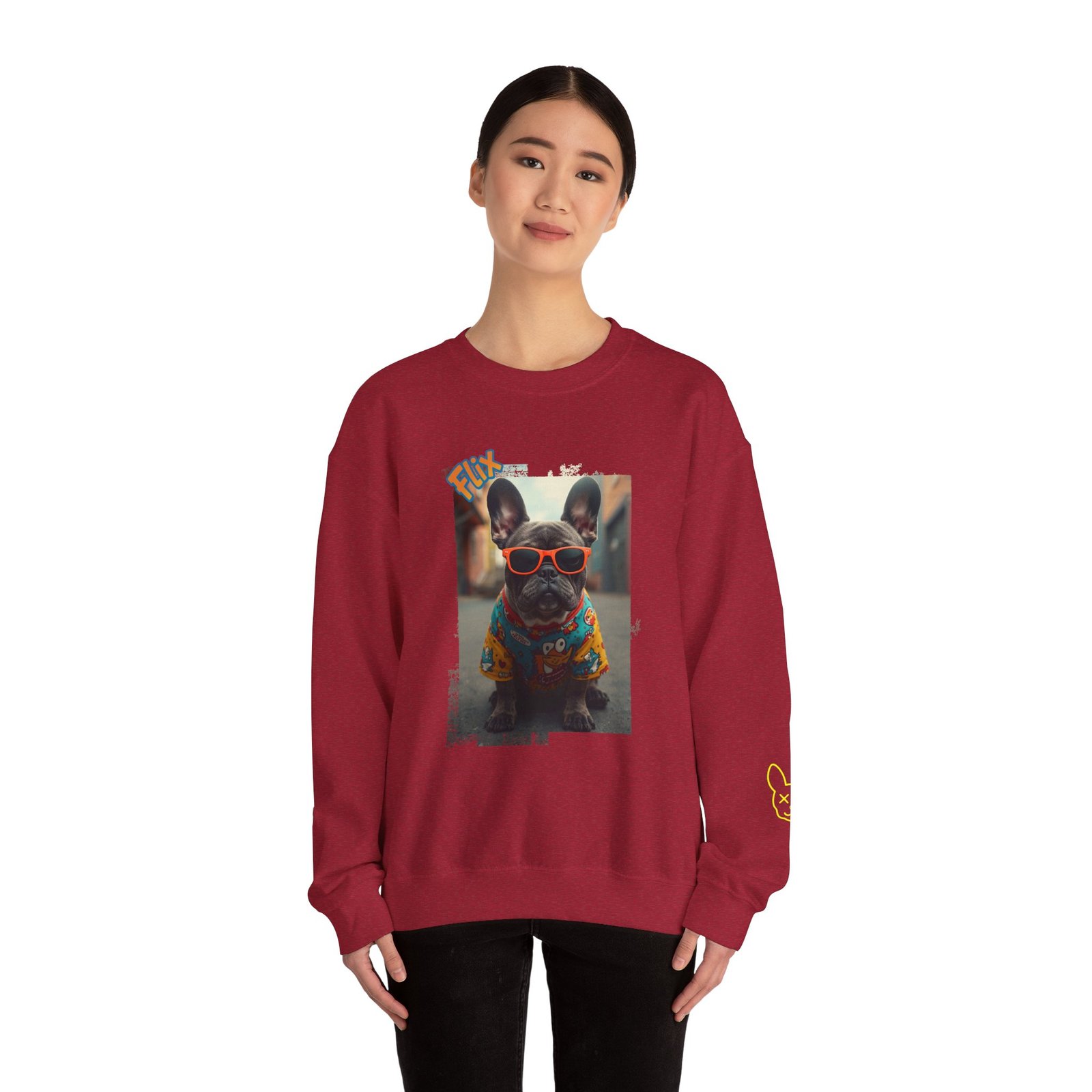 Punky Frenchie Flix Sweatshirt - Image 49