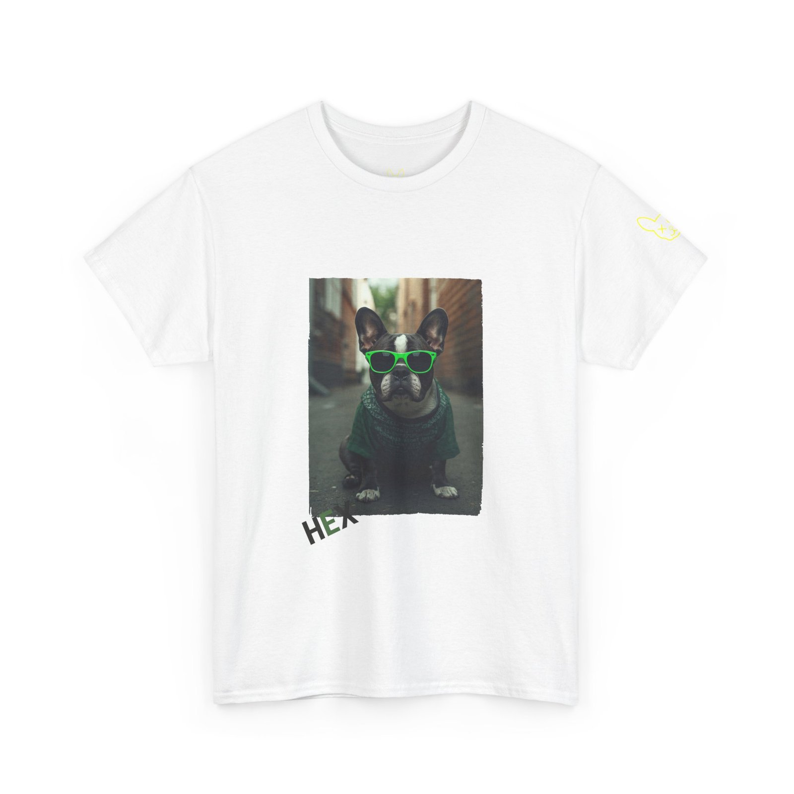 Punky Frenchie Hex Tee - Image 4