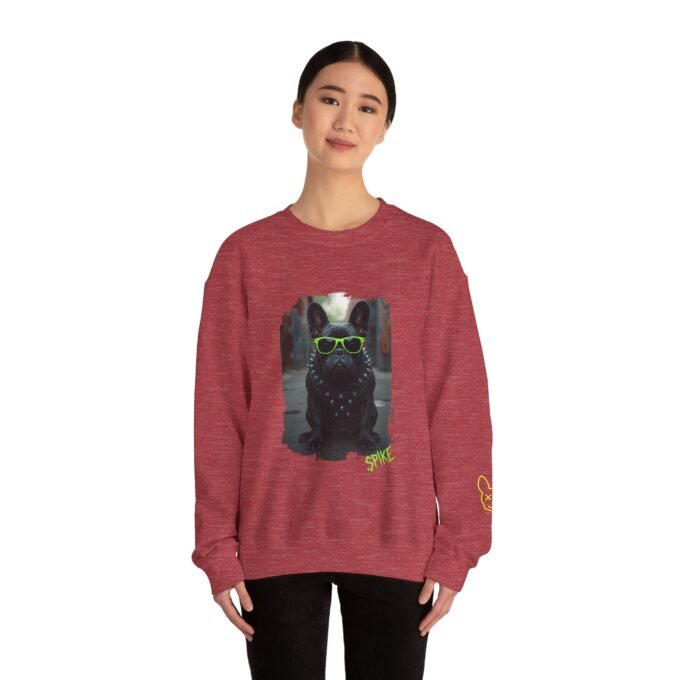 Punky Frenchie Spike Sweatshirt